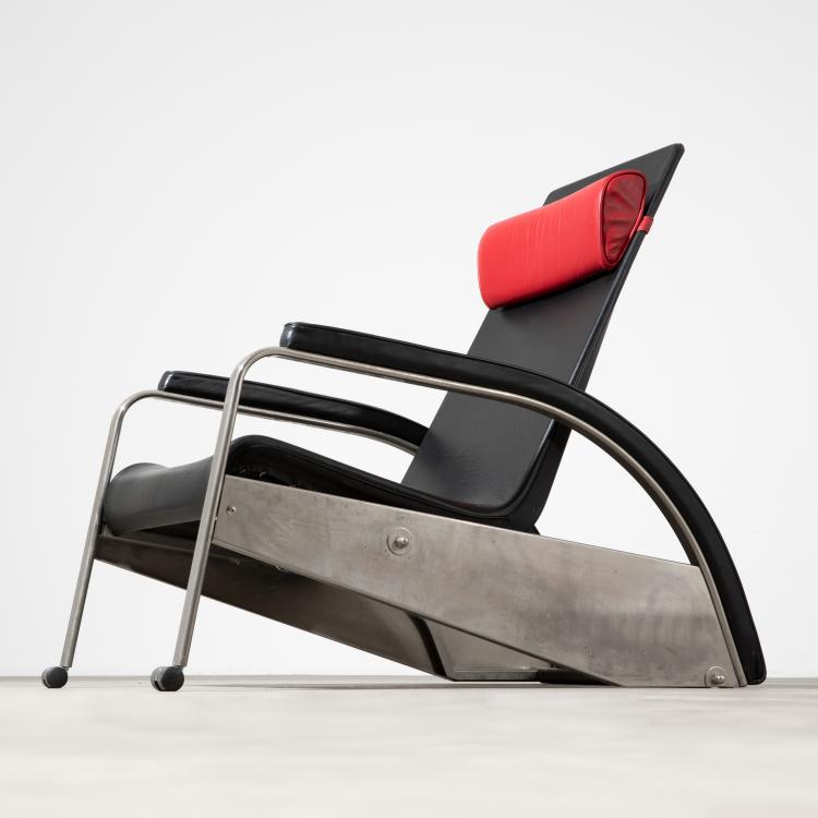 Hauptbild zu Objekt, Verstellbarer Sessel Modell Fauteuil de Grand Repos, Jean Prouv&eacute;, Tecta, K-17 416