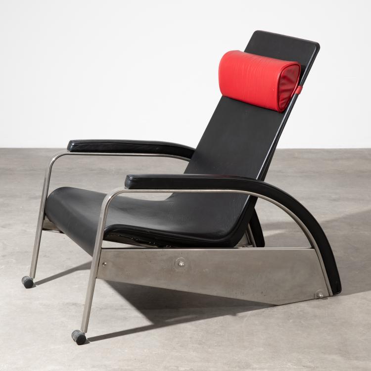 Bild 1 zu Objekt, Verstellbarer Sessel Modell Fauteuil de Grand Repos, Jean Prouv&eacute;, Tecta, K-17 416