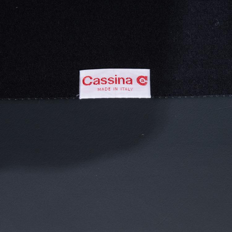 Bild 2 zu Objekt, 2 Lounge Sessel + Ottomane Modell Maralunga, Vico Magistretti, Cassina, K-17 542