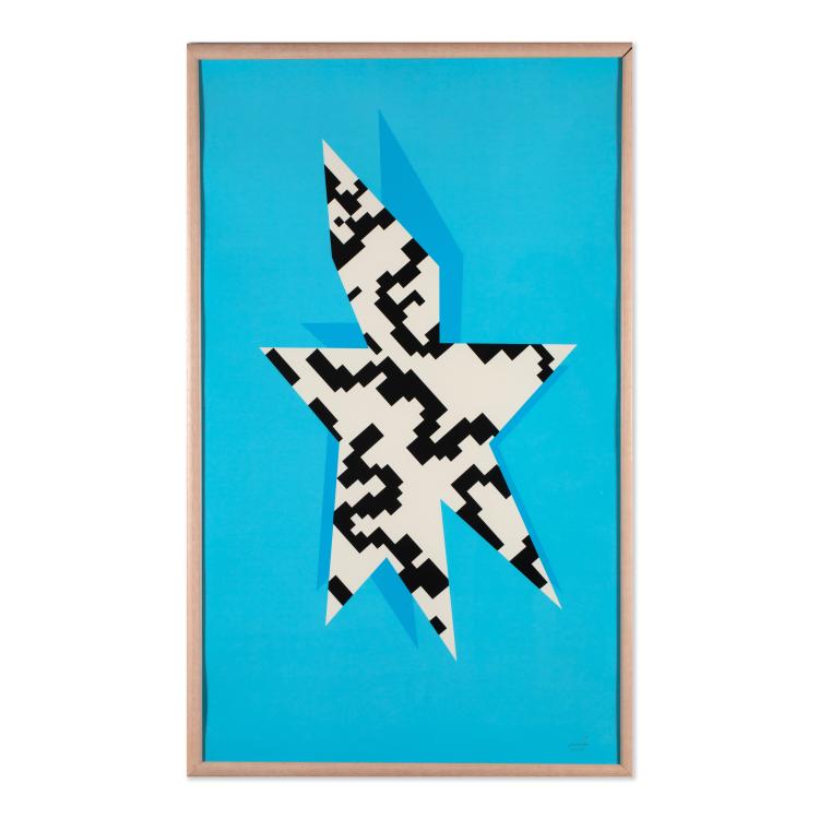 Bild 1 zu Objekt, 2 limitierte Serigraphien 'Star', 1989, Alessandro Mendini, K-17 568