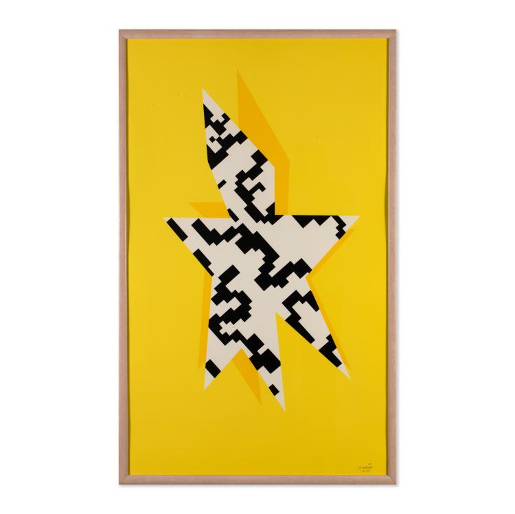 Bild 5 zu Objekt, 2 limitierte Serigraphien 'Star', 1989, Alessandro Mendini, K-17 568