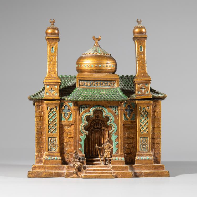 Bild 1 zu Objekt, Schatulle 'Moschee', um 1900, Franz Xaver Bergmann, Bergmann, Franz Xaver, Wien, K-17 219