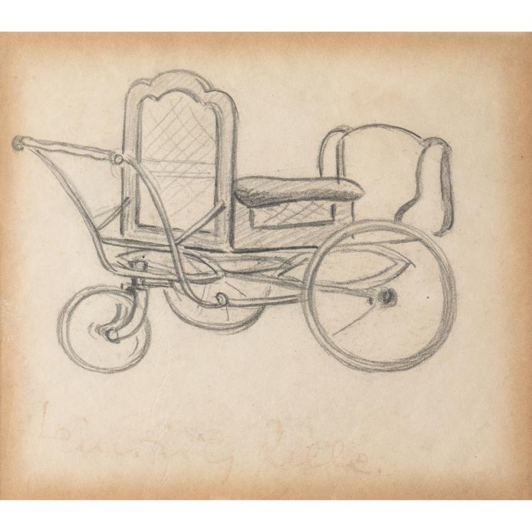 Bild 2 zu Objekt, Ohne Titel, 3 kleine Arbeiten, ca. 1875, Heinrich Zille, K-17 83