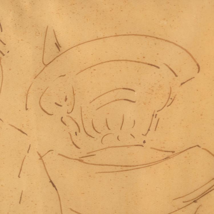 Bild 2 zu Objekt, Ohne Titel, (Elegantes Paar in R&uuml;ckenansicht), Heinrich Zille, K-17 86