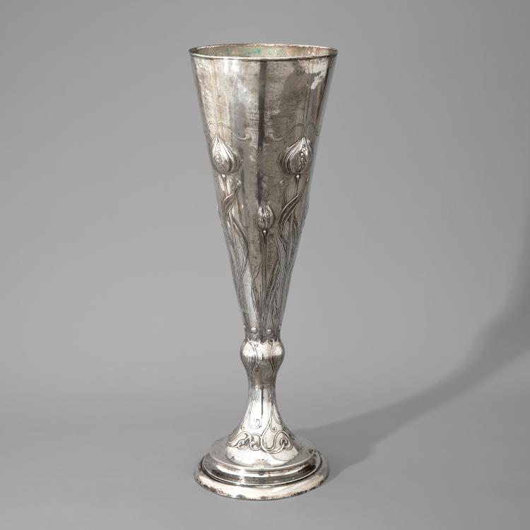 Hauptbild zu Objekt, Gro&szlig;e Jugendstilvase, um 1900, Wien, K-17 119