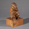 Ohne Titel, Sitzender Affe (Mandrill), 1954