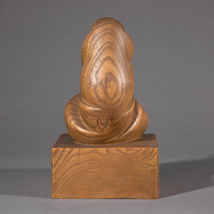 Bild 3 zu Objekt, Ohne Titel, Sitzender Affe (Mandrill), 1954, Schule von Zakopane, K-17 223