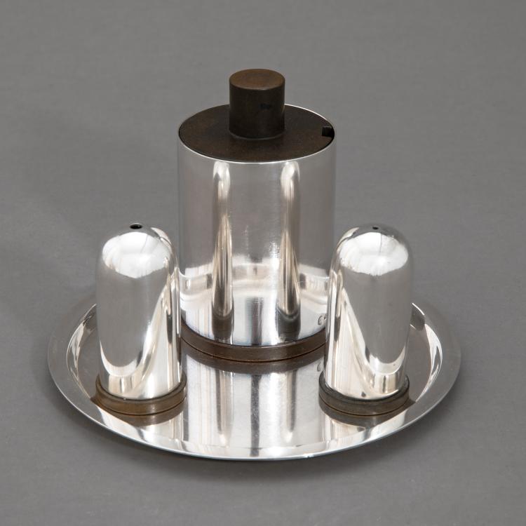Hauptbild zu Objekt, Vierteiliges Gew&uuml;rzset. 1935, Frantz Hingelberg, Hingelberg, Frantz, Kopenhagen, K-17 128