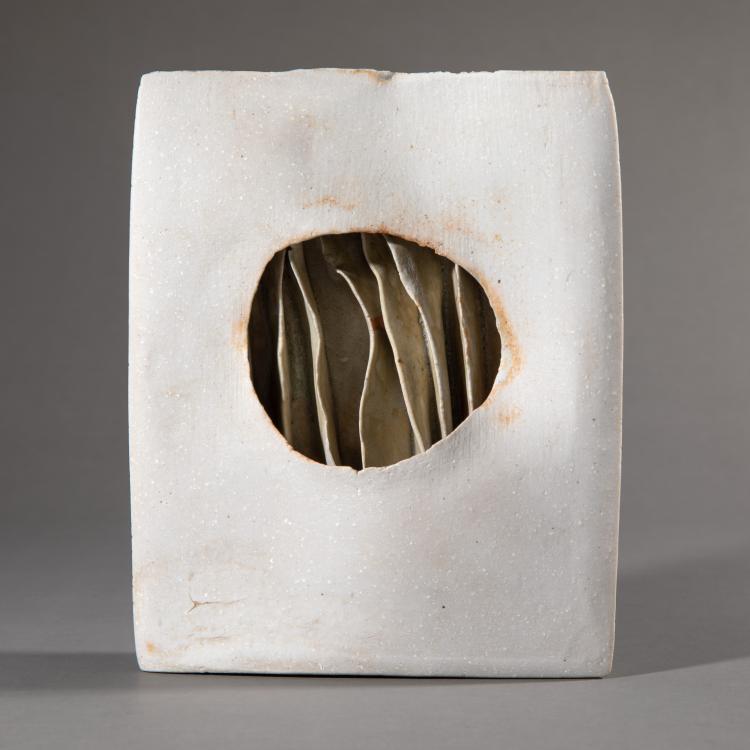 Bild 1 zu Objekt, Flache Vase mit Rippen, Ruth Duckworth, K-17 201