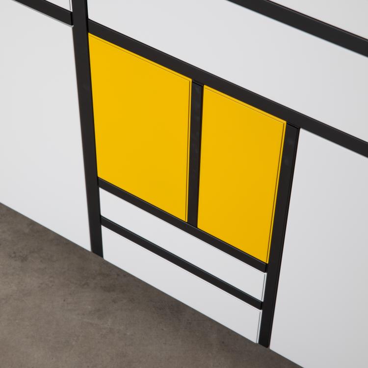 Bild 1 zu Objekt, Limitierter Schrank Modell Homage to Mondrian 1, Shiro Kuramata, Cappellini, Mailand, 