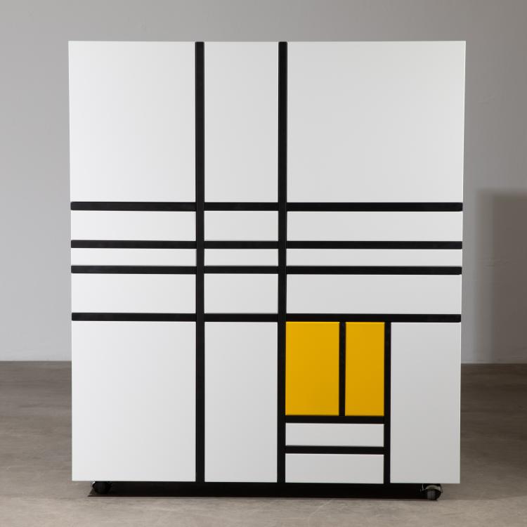 Bild 2 zu Objekt, Limitierter Schrank Modell Homage to Mondrian 1, Shiro Kuramata, Cappellini, Mailand, 