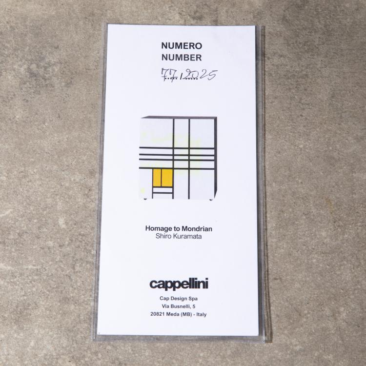 Bild 7 zu Objekt, Limitierter Schrank Modell Homage to Mondrian 1, Shiro Kuramata, Cappellini, Mailand, 