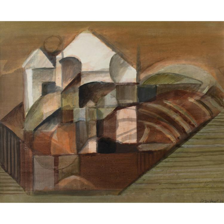Bild 2 zu Objekt, 4 Arbeiten auf Papier, 1981-1987, K-17 325