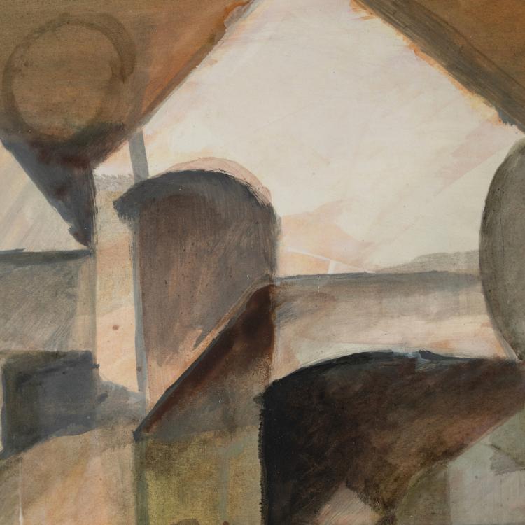 Bild 4 zu Objekt, 4 Arbeiten auf Papier, 1981-1987, K-17 325