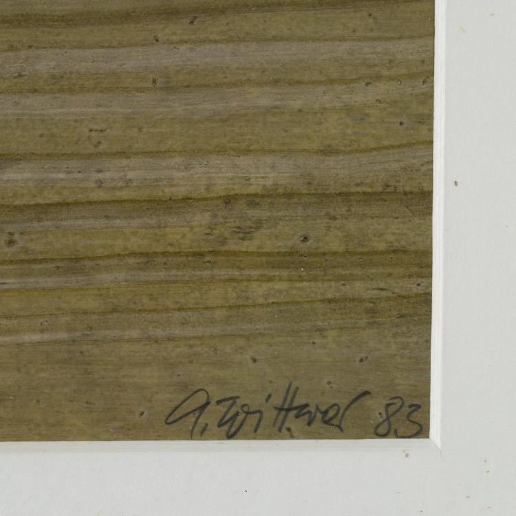 Bild 5 zu Objekt, 4 Arbeiten auf Papier, 1981-1987, K-17 325