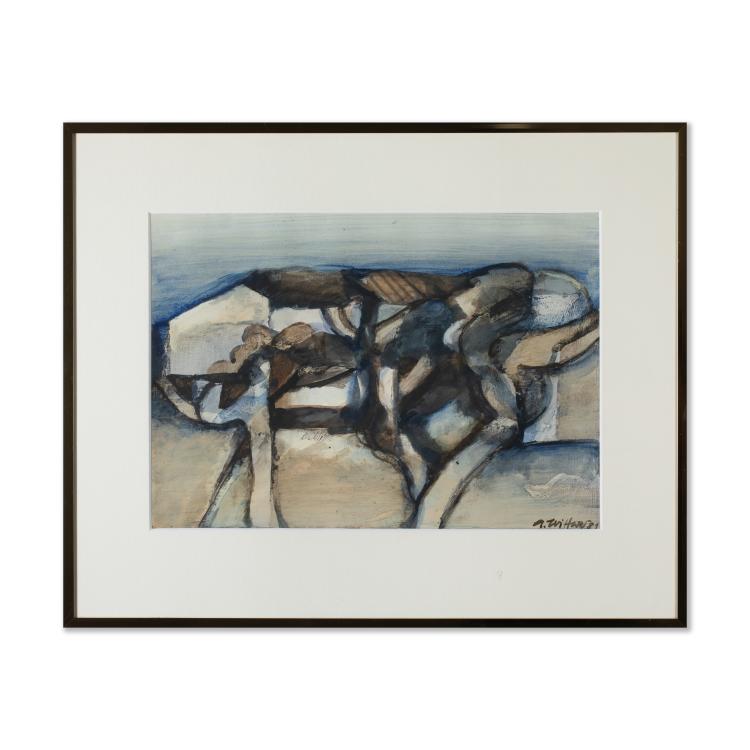 Bild 7 zu Objekt, 4 Arbeiten auf Papier, 1981-1987, K-17 325