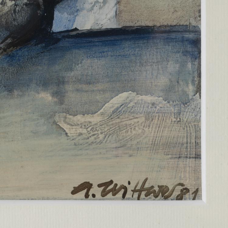 Bild 8 zu Objekt, 4 Arbeiten auf Papier, 1981-1987, K-17 325