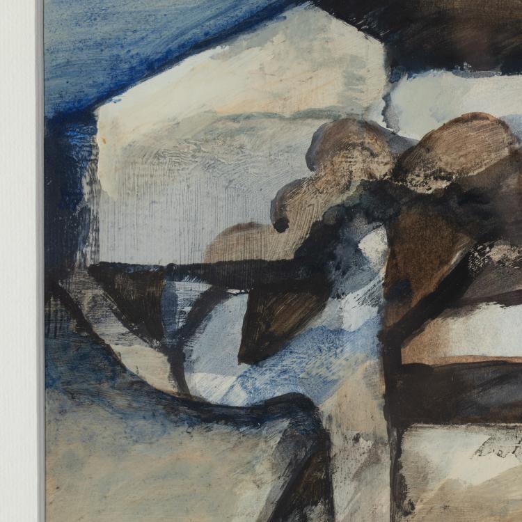 Bild 9 zu Objekt, 4 Arbeiten auf Papier, 1981-1987, K-17 325