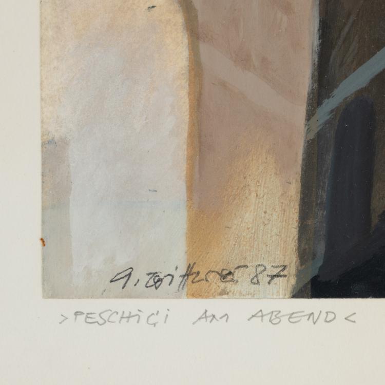 Bild 12 zu Objekt, 4 Arbeiten auf Papier, 1981-1987, K-17 325