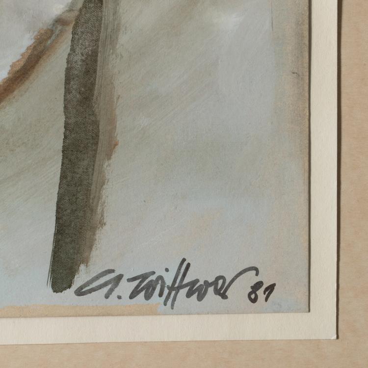 Bild 16 zu Objekt, 4 Arbeiten auf Papier, 1981-1987, K-17 325
