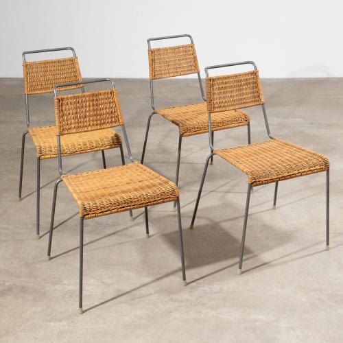 4 stacking chairs