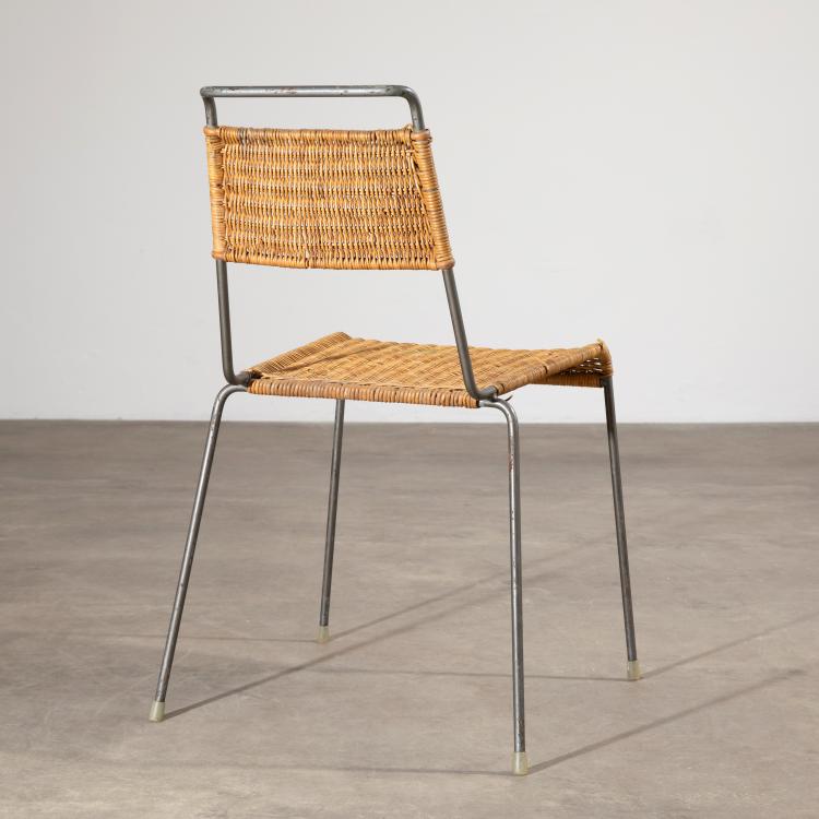 Bild 5 zu Objekt, 4 stacking chairs, Paul Schneider-Esleben, Wilde + Spieth, K-17 388