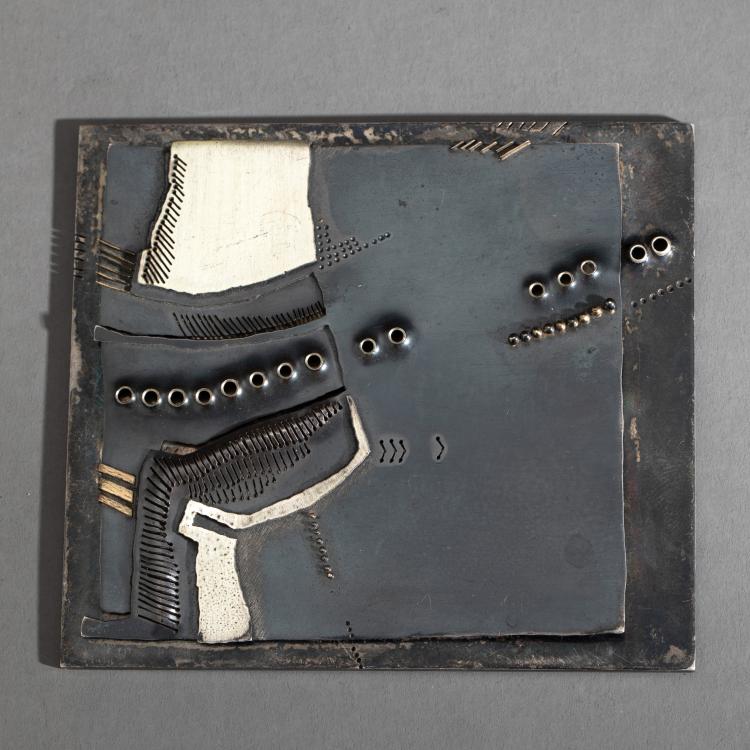 Bild 2 zu Objekt, Schmuckplatte, Jens-R&uuml;diger Lorenzen, K-17 150