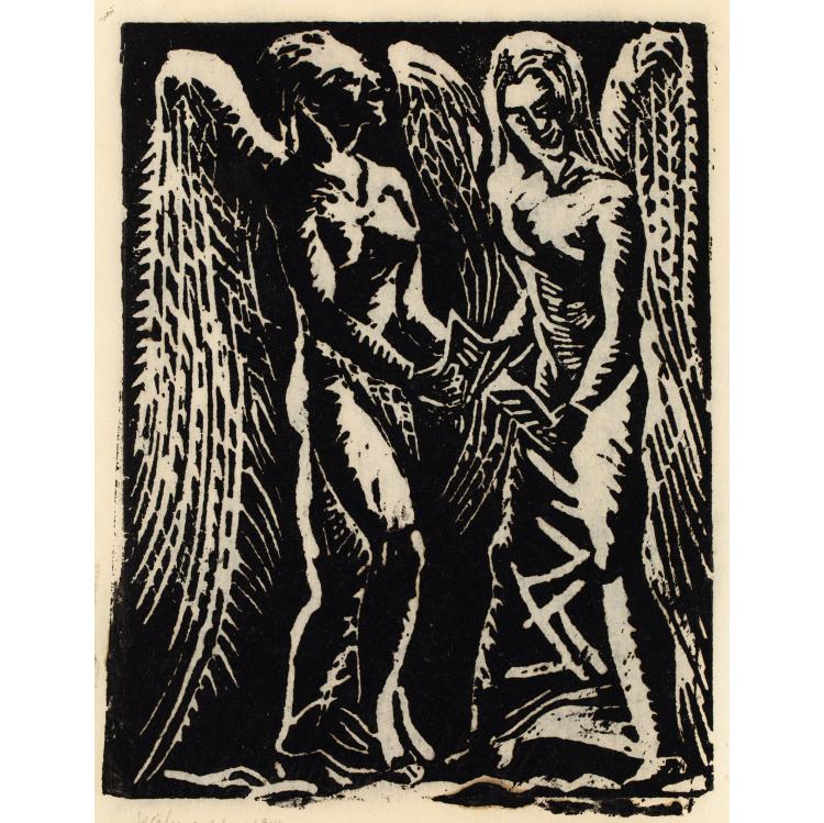 Bild 2 zu Objekt, 4 Linolschnitte, 1945-49, Beate Kuhn, K-17 263