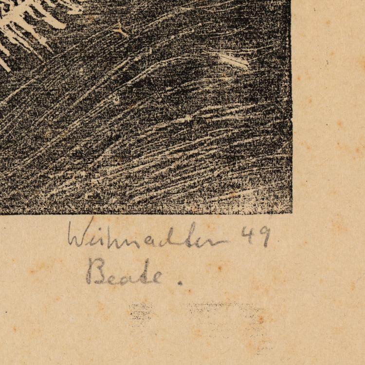 Bild 3 zu Objekt, 4 Linolschnitte, 1945-49, Beate Kuhn, K-17 263