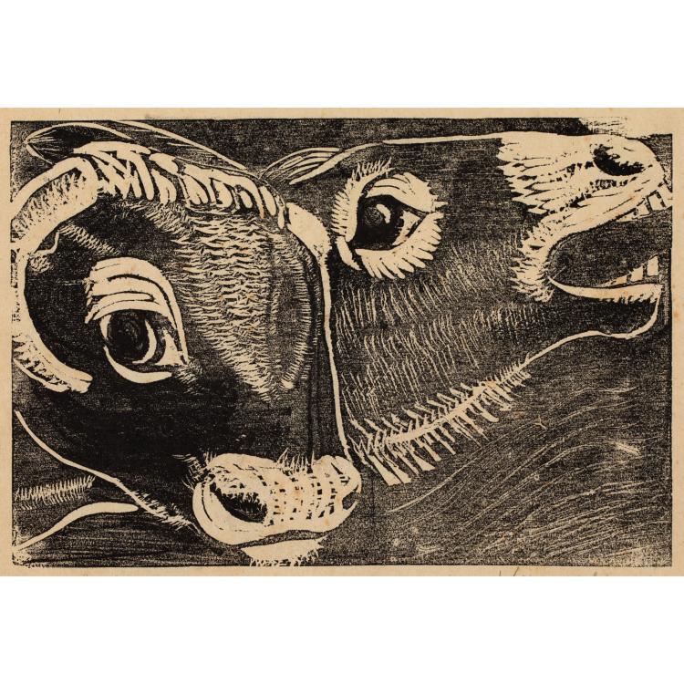 Bild 4 zu Objekt, 4 Linolschnitte, 1945-49, Beate Kuhn, K-17 263