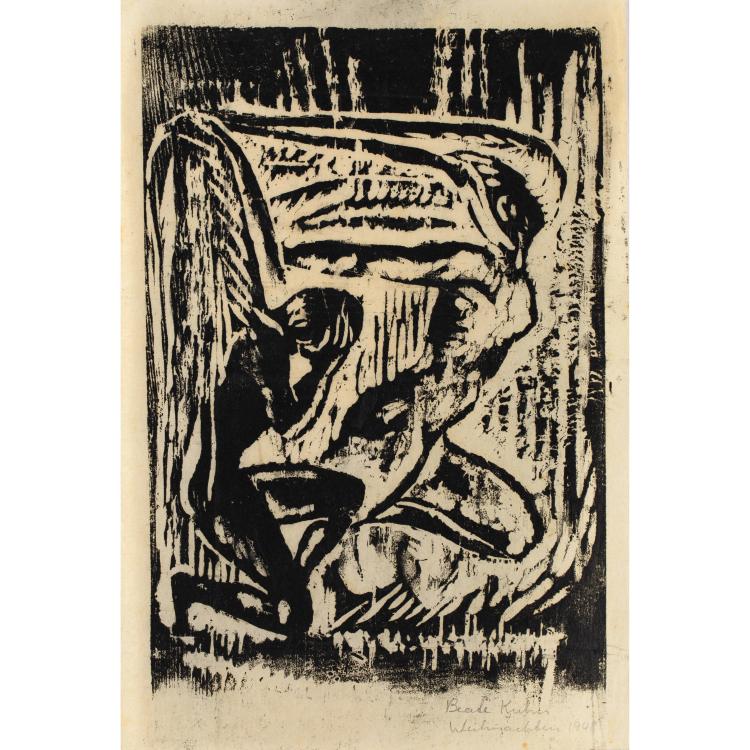 Bild 8 zu Objekt, 4 Linolschnitte, 1945-49, Beate Kuhn, K-17 263