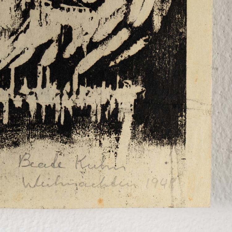 Bild 9 zu Objekt, 4 Linolschnitte, 1945-49, Beate Kuhn, K-17 263