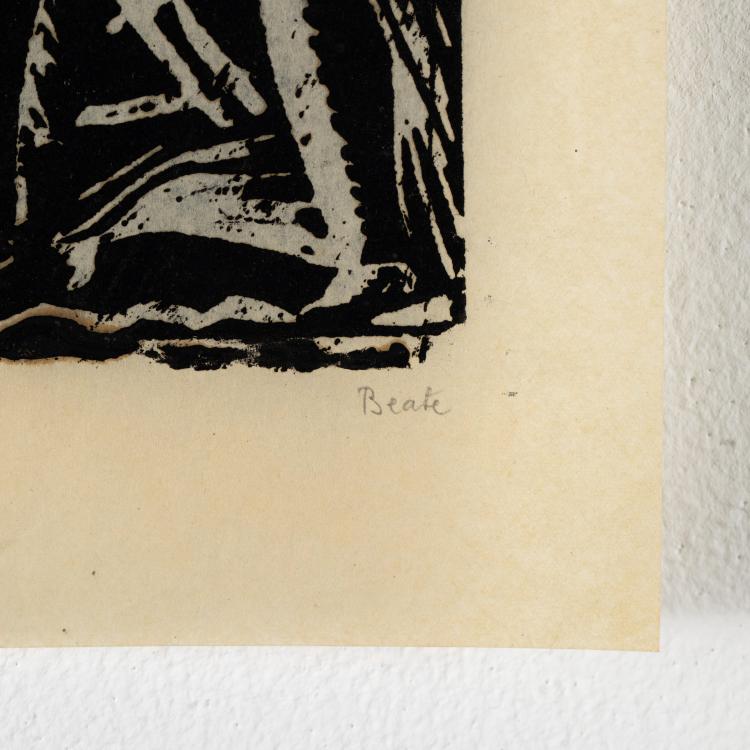 Bild 10 zu Objekt, 4 Linolschnitte, 1945-49, Beate Kuhn, K-17 263