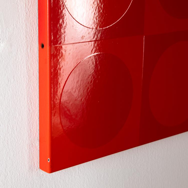 Bild 2 zu Objekt, Emaille Wandschild, Verner Panton, Emalco Corg&eacute;mont, K-17 494