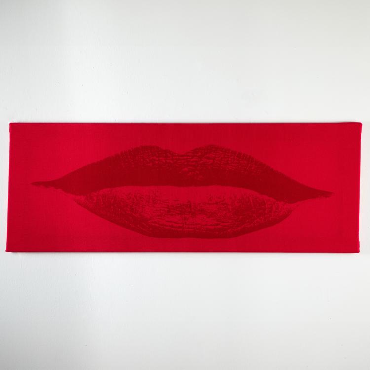 Hauptbild zu Objekt, Textilbild Anatomical Design Lips, Verner Panton, K-17 503