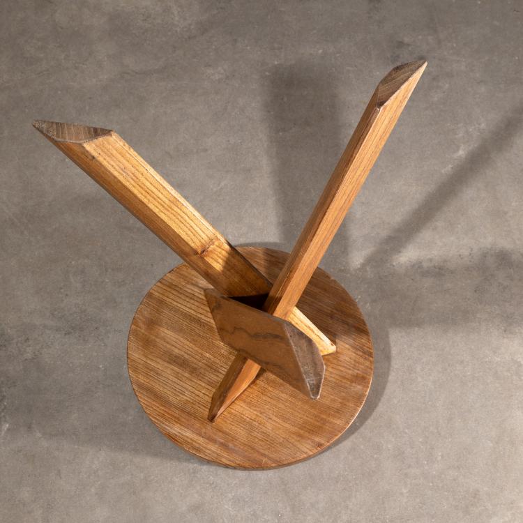 Bild 3 zu Objekt, Dreibeiniger Hocker Modell S 31, Pierre Chapo, K-17 446