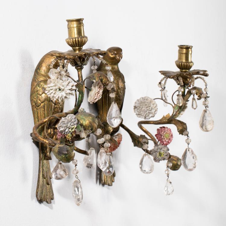 Bild 1 zu Objekt, Paar Wandappliken im Stil Louis XV., Frankreich/France, K-17 34