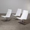 Drei Aluminium Group Lounge Chairs Modell EA 116