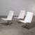 Drei Aluminium Group Lounge Chairs Modell EA 116