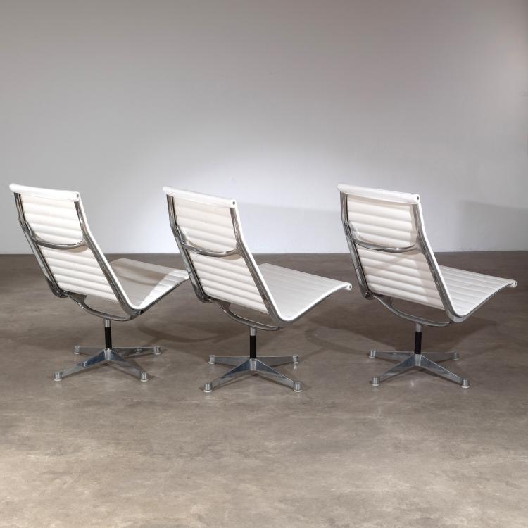Bild 2 zu Objekt, Drei Aluminium Group Lounge Chairs Modell EA 116, Charles & Ray Eames, Vitra Design, Weil am Rhein, K-17 437