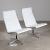 Zwei Aluminium Group Lounge Chairs Modell EA 116