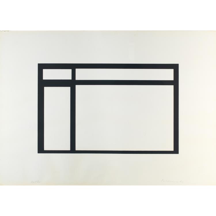 Hauptbild zu Objekt, 'Fenster', 1970, Blinky Palermo, 