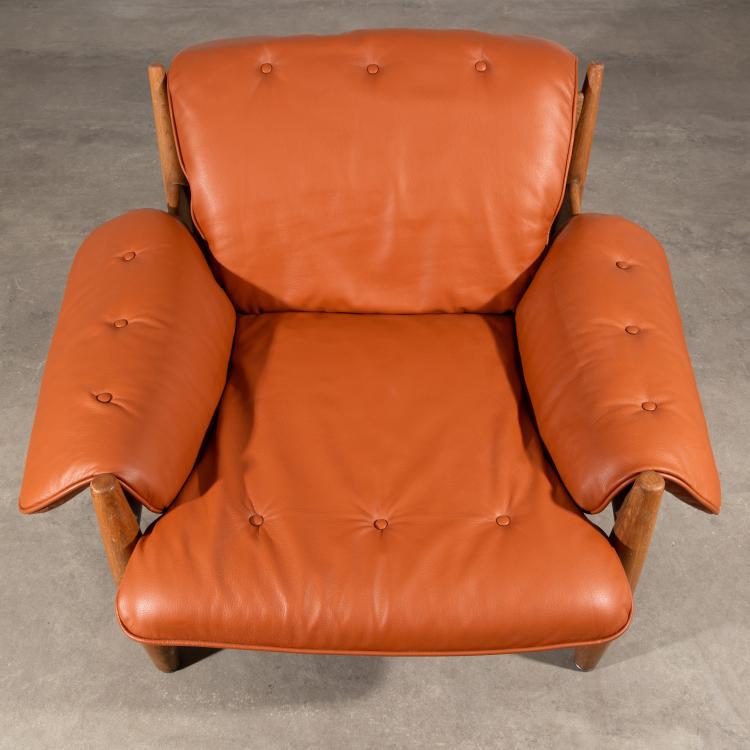 Bild 1 zu Objekt, Sessel Modell Sheriff + Ottomane, Sergio Rodrigues, ISA Bergamo, K-17 435
