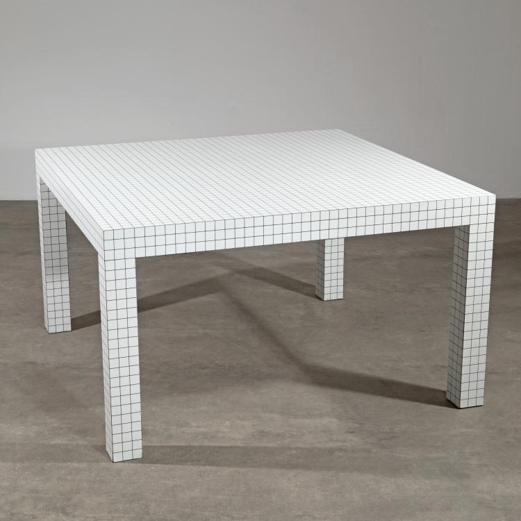 Hauptbild zu Objekt, Esstisch Modell Quaderna,  Superstudio, Zanotta, Nova Milanese, K-17 527