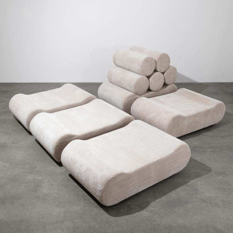 Bild 1 zu Objekt, 5 Modular Seating Elements Model Corbi, Klaus Uredat, Cor, 