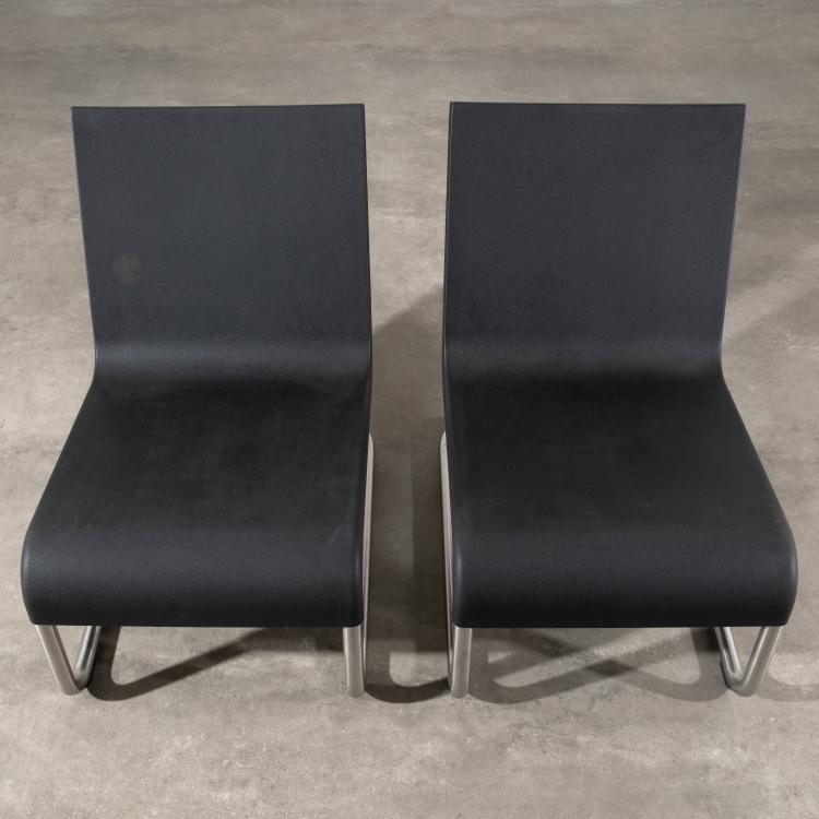 Bild 1 zu Objekt, 2 Freischwinger Sessel Modell .06, Maarten van Severen, Vitra, K-17 617