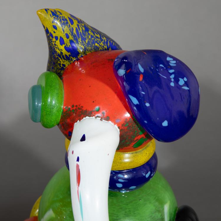 Bild 4 zu Objekt, 3 Glasfiguren 'Bl&uuml;tens&auml;nger', 'R&uuml;bennase' und Unbekannte Figur, ca. 1990, Otmar Alt, Rosenthal studio-line, K-17 240