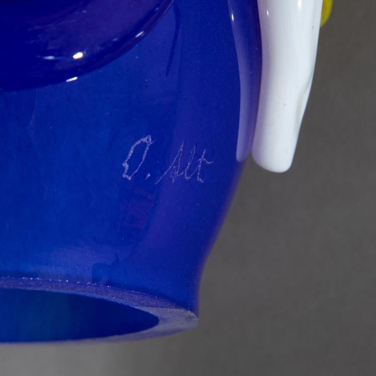 Bild 7 zu Objekt, 3 Glasfiguren 'Bl&uuml;tens&auml;nger', 'R&uuml;bennase' und Unbekannte Figur, ca. 1990, Otmar Alt, Rosenthal studio-line, K-17 240