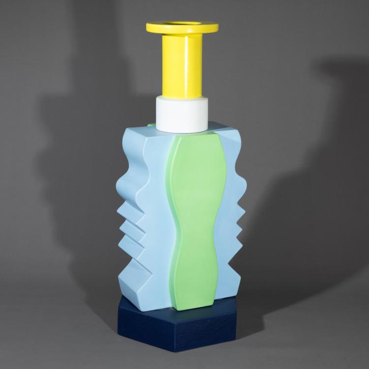 Hauptbild zu Objekt, Vase Modell Articolo 6000 aus der Hollywood Collection, Ettore Sottsass, Bitossi, Montelupo, K-17 573