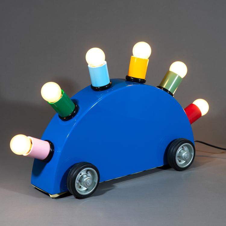 Hauptbild zu Objekt, Bodenleuchte Modell Super, Martine Bedin, Memphis, K-17 563